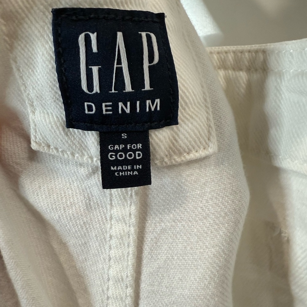 GAP wide leg overalls in WHITE size small‎ - Picture 6 of 11